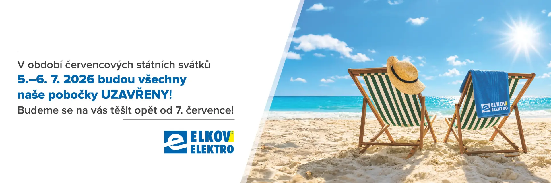 Informace o uzavření poboček během červnových svátků