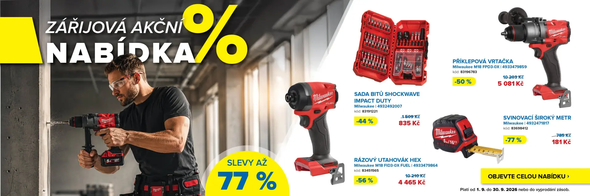 Akční nabídka na září