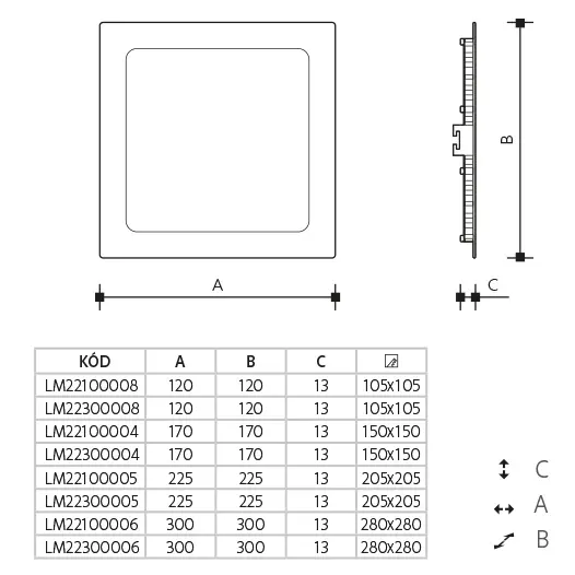 PAN_AA_rozmery_LED_DOWNLIGHT_THIN_VESTAVNY_HRANATY_ROZMERY.jpg
