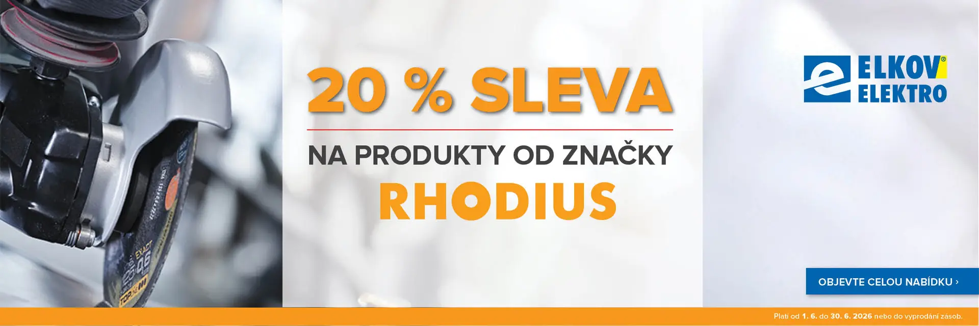 Akční nabídka na celý sortiment Rhodius