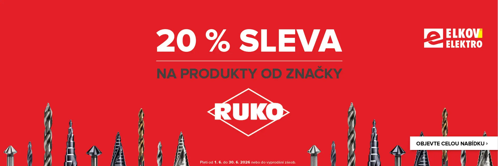 Akce na celá sortiment ruko