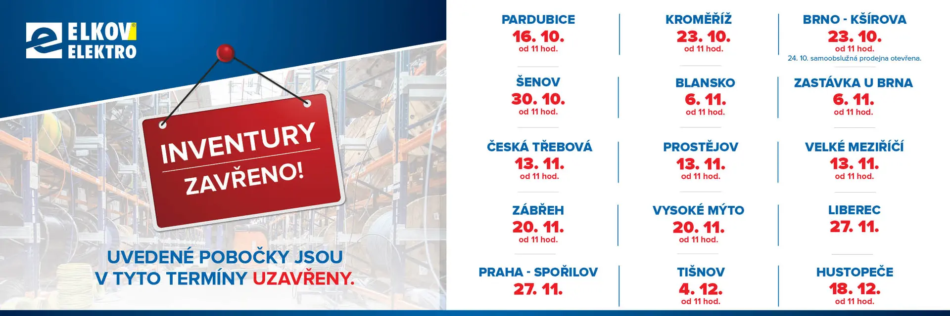 Inventury poboček