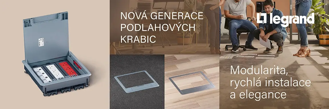 Podlahové krabice Legrand
