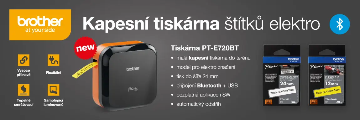 Banner na produkty Brother